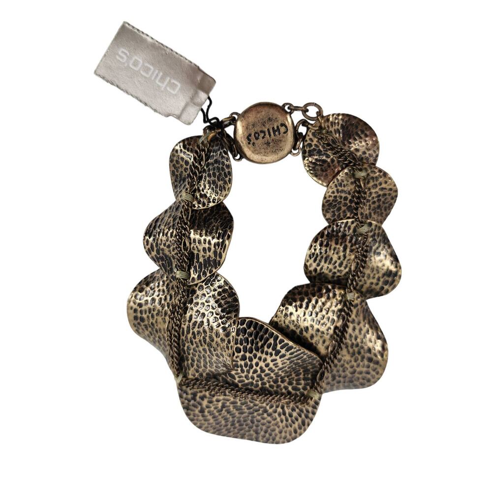 Chicos Borsala Non Stretch Chunky Magnet Clasp Bracelet NWT